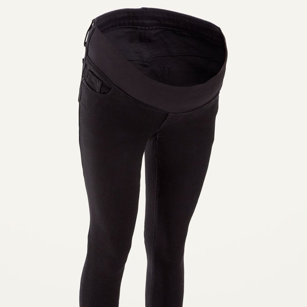Maternity Low-Panel Rockstar Super Skinny Jeans